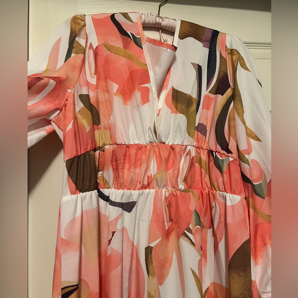 Floral V-Neck Dress